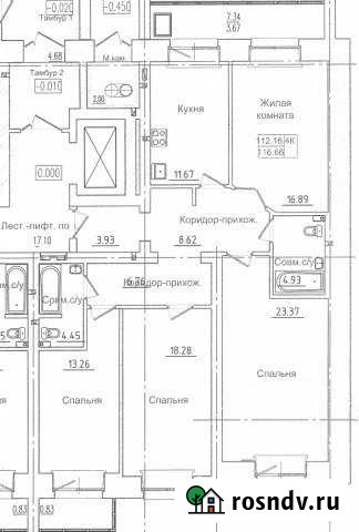 4-комнатная квартира, 116 м², 1/9 эт. на продажу в Красноярске Красноярск - изображение 1
