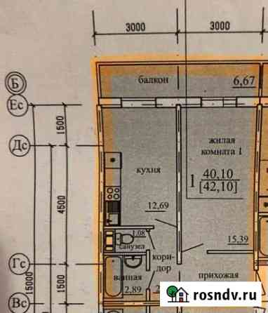 1-комнатная квартира, 40 м², 2/10 эт. на продажу в Челябинске Челябинск