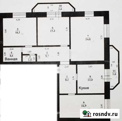 4-комнатная квартира, 112.5 м², 7/9 эт. на продажу в Чите Чита - изображение 1