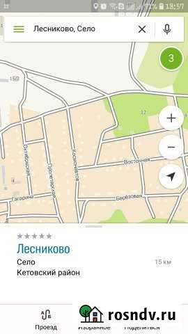Участок СНТ, ДНП 18 сот. на продажу в Лесниково Лесниково - изображение 1