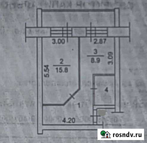 1-комнатная квартира, 45 м², 4/6 эт. на продажу в Томске Томск - изображение 1