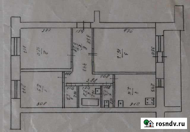 3-комнатная квартира, 58.8 м², 2/5 эт. на продажу в Катайске Катайск - изображение 1