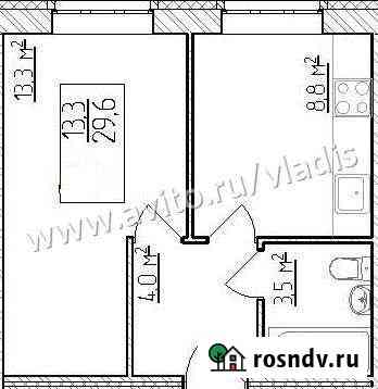 1-комнатная квартира, 29.6 м², 2/3 эт. на продажу в Муроме Муром