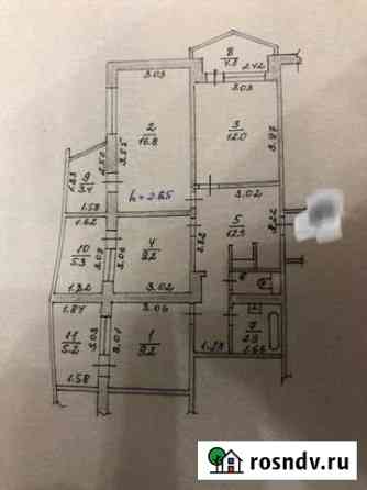 3-комнатная квартира, 82 м², 8/9 эт. на продажу в Ялте Ялта