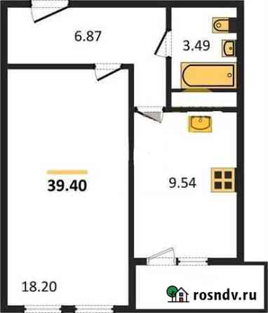 1-комнатная квартира, 39.4 м², 9/10 эт. на продажу в Нижнем Новгороде Нижний Новгород