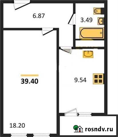 1-комнатная квартира, 39.4 м², 9/10 эт. на продажу в Нижнем Новгороде Нижний Новгород - изображение 1