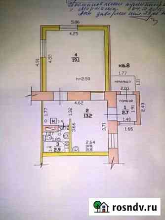 1-комнатная квартира, 38 м², 1/1 эт. на продажу в Моршанске Моршанск