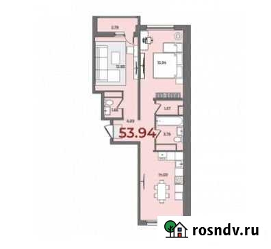 2-комнатная квартира, 54 м², 5/9 эт. на продажу в Тюмени Тюмень - изображение 1