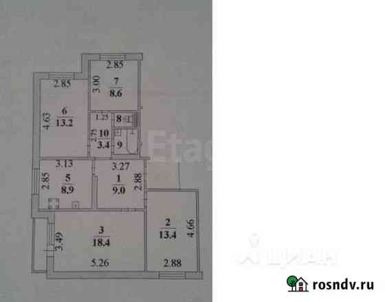 4-комнатная квартира, 77.7 м², 4/10 эт. на продажу в Липецке Липецк