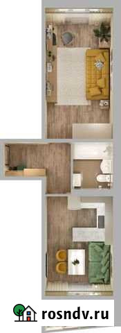 1-комнатная квартира, 42 м², 6/16 эт. на продажу в Чебоксарах Чебоксары - изображение 1