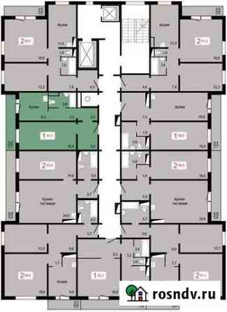 1-комнатная квартира, 43.3 м², 8/17 эт. на продажу в Красноярске Красноярск