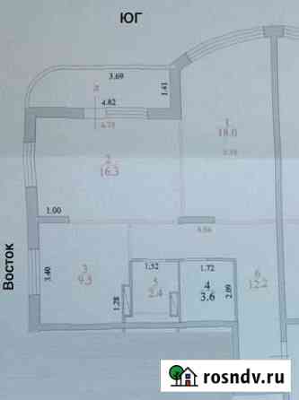 2-комнатная квартира, 65 м², 3/19 эт. на продажу в Ульяновске Ульяновск