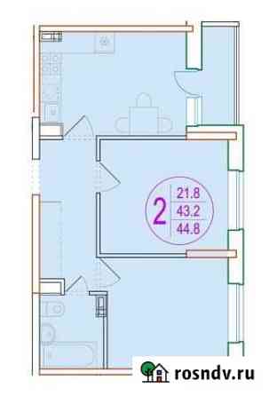 2-комнатная квартира, 45 м², 3/5 эт. на продажу в Ростове-на-Дону Ростов-на-Дону