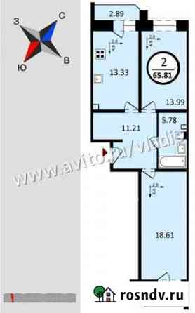 2-комнатная квартира, 65.8 м², 14/17 эт. на продажу во Владимире Владимир