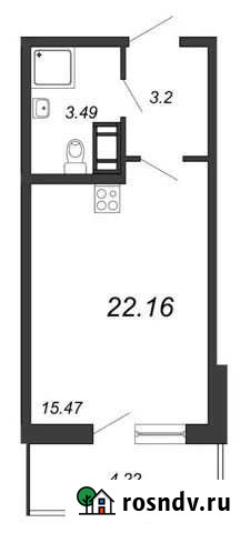 Квартира-студия, 35 м², 6/11 эт. на продажу в Старой Старая - изображение 1