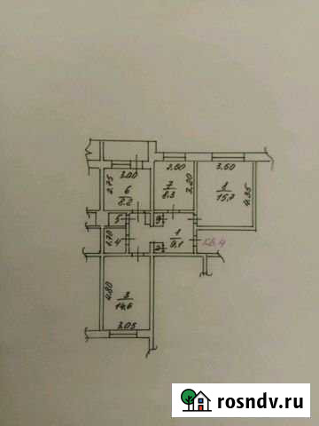 3-комнатная квартира, 61 м², 1/5 эт. на продажу в Шарыпово Шарыпово - изображение 1