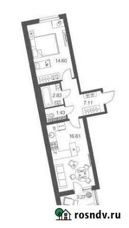 1-комнатная квартира, 42.6 м², 4/4 эт. на продажу в Токсово Токсово