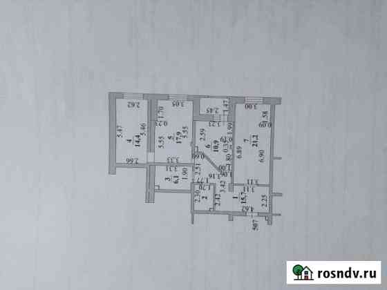 3-комнатная квартира, 90 м², 2/20 эт. на продажу в Липецке Липецк