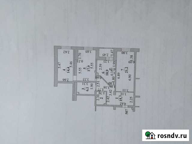 3-комнатная квартира, 90 м², 2/20 эт. на продажу в Липецке Липецк - изображение 1