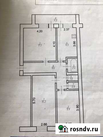 3-комнатная квартира, 65.3 м², 2/2 эт. на продажу в Бугульме Бугульма - изображение 1