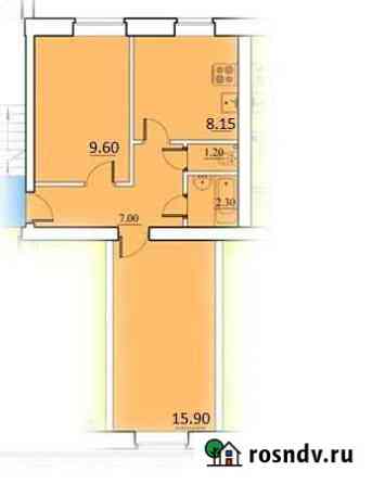 2-комнатная квартира, 46.5 м², 6/9 эт. на продажу в Пушкине Пушкин