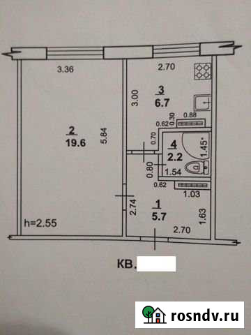 1-комнатная квартира, 34.2 м², 1/5 эт. на продажу в Стерлитамаке Стерлитамак - изображение 1