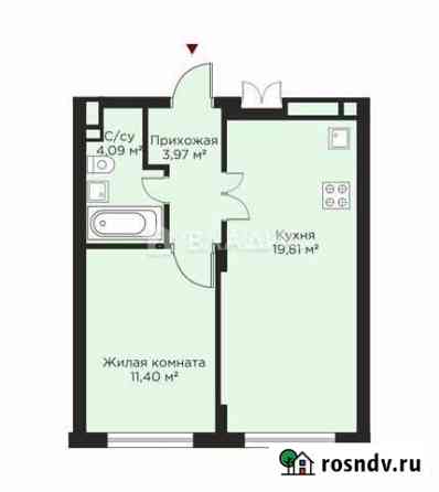 1-комнатная квартира, 39.3 м², 1/10 эт. на продажу в Нижнем Новгороде Нижний Новгород