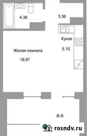 Квартира-студия, 36 м², 4/16 эт. на продажу в Пскове Псков