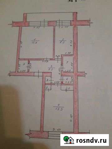 2-комнатная квартира, 52 м², 1/3 эт. на продажу в Актаныше Актаныш - изображение 1