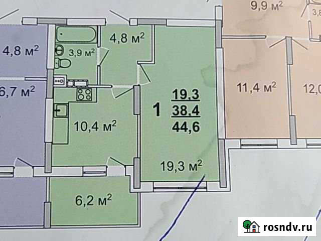 1-комнатная квартира, 45 м², 5/6 эт. на продажу в Ульяновске Ульяновск - изображение 1