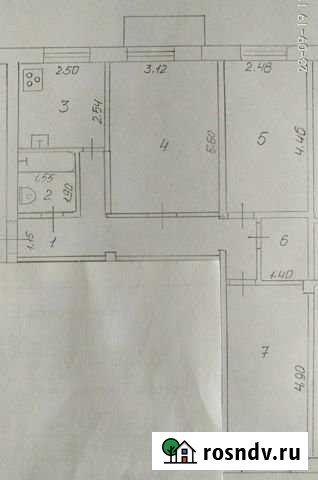 Комната 39 м² в 3-ком. кв., 5/5 эт. на продажу в Железногорске Красноярского края Железногорск - изображение 1