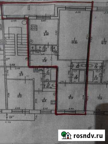 2-комнатная квартира, 53 м², 5/5 эт. на продажу в Опочке Опочка - изображение 1