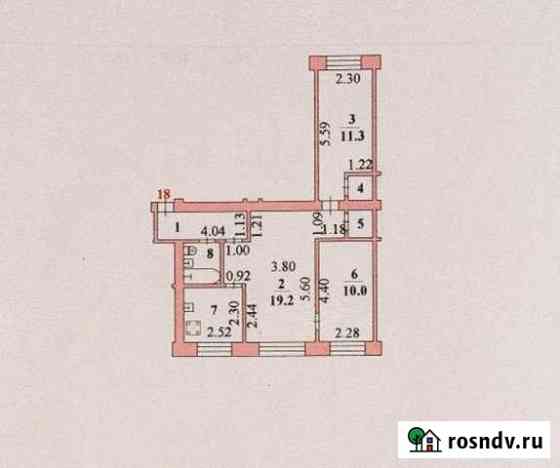 3-комнатная квартира, 56.7 м², 2/5 эт. на продажу в Липецке Липецк