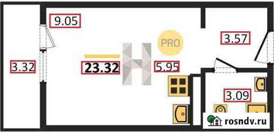 Квартира-студия, 24 м², 6/17 эт. на продажу в Ижевске Ижевск