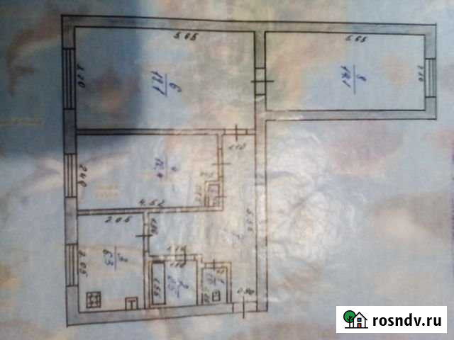 3-комнатная квартира, 61.7 м², 1/2 эт. на продажу в Подбельске Подбельск - изображение 1