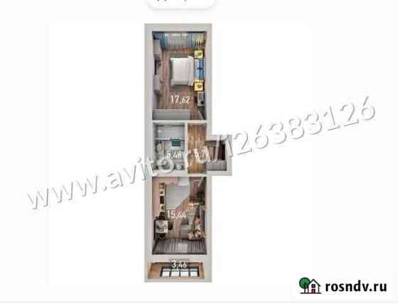 1-комнатная квартира, 46 м², 6/17 эт. на продажу в Казани Казань