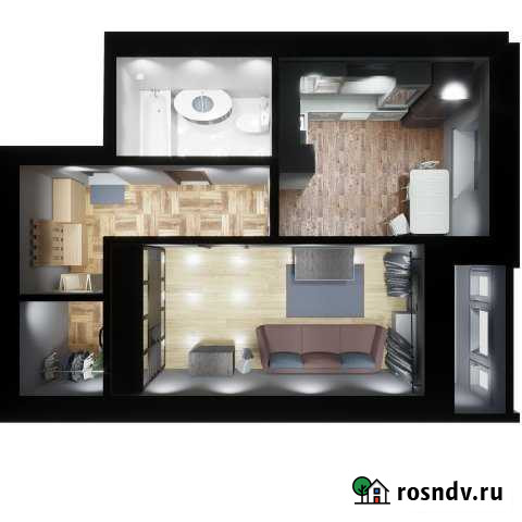 1-комнатная квартира, 46.6 м², 11/15 эт. на продажу в Твери Тверь - изображение 1