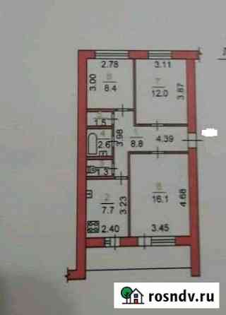 3-комнатная квартира, 58.4 м², 5/5 эт. на продажу в Орле Орёл