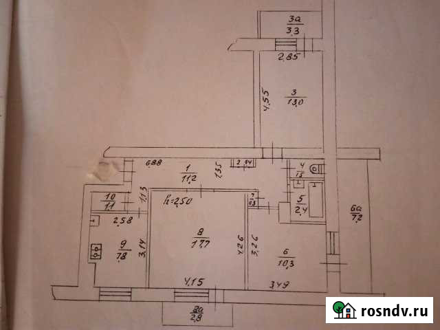Комната 18 м² в 3-ком. кв., 3/9 эт. на продажу в Саках Саки - изображение 1
