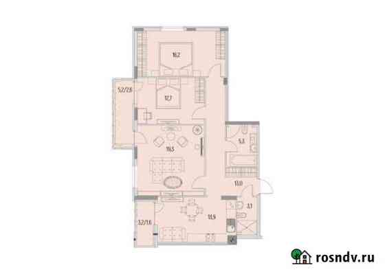 3-комнатная квартира, 87.7 м², 2/6 эт. на продажу в Калининграде Калининград