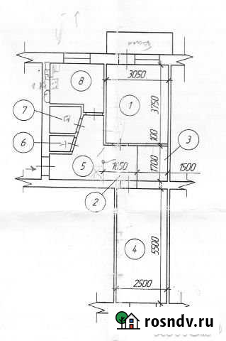 2-комнатная квартира, 44 м², 5/5 эт. на продажу в Далматово Далматово - изображение 1