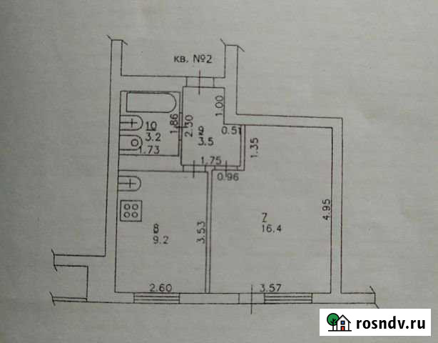 1-комнатная квартира, 33 м², 1/3 эт. на продажу в Пижанке Пижанка - изображение 1