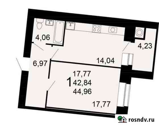 1-комнатная квартира, 45 м², 2/16 эт. на продажу в Рязани Рязань