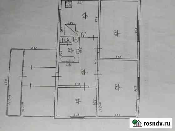 3-комнатная квартира, 73 м², 1/1 эт. на продажу в Объячево Объячево