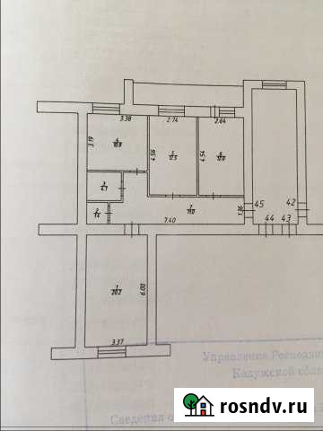 3-комнатная квартира, 76 м², 5/5 эт. на продажу в Кирове Калужской области Киров - изображение 1