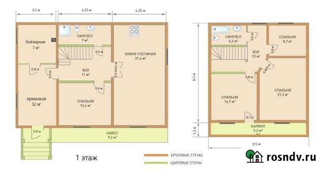 Коттедж 200 м² на участке 15 сот. на продажу в Струнино Струнино - изображение 1
