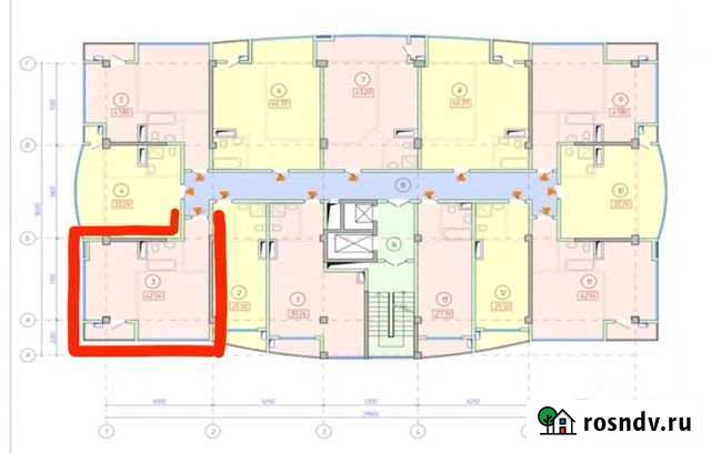2-комнатная квартира, 42.5 м², 3/14 эт. на продажу в Сочи Сочи - изображение 1