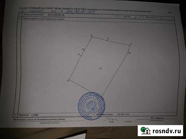 Участок ИЖС 41 сот. на продажу в Пушкинских Горах Пушкинские Горы - изображение 1