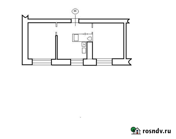2-комнатная квартира, 40 м², 4/4 эт. на продажу в Биробиджане Биробиджан - изображение 1