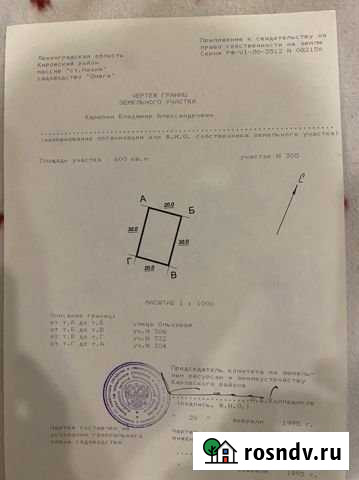 Участок СНТ, ДНП 6 сот. на продажу в Приладожском Приладожский - изображение 1